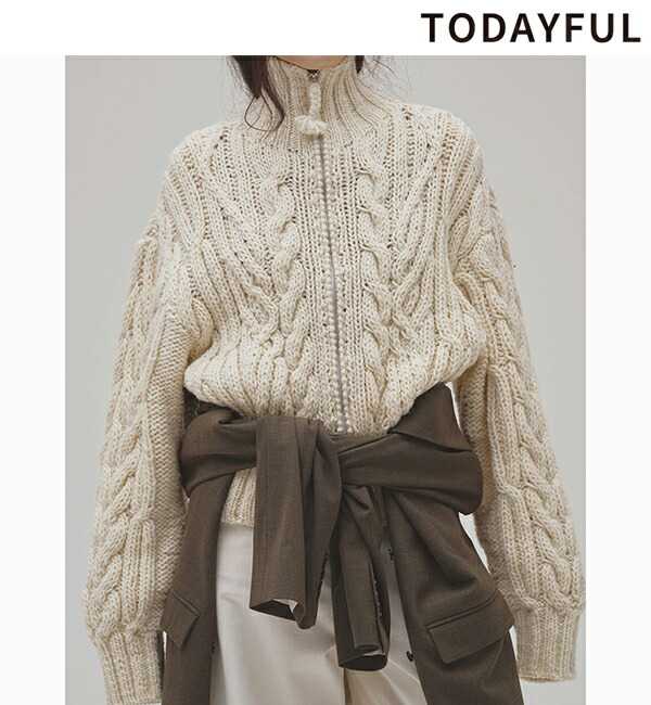 【取っておく商いもの】TODAYFUL トゥデイフル  Volume Handknit Cardigan 12620511 10月中～11月中入荷予定を組む 後ばらい決済受け入れる不可 2026Prefall 2026秋冬 新作 取りやめる返品不可