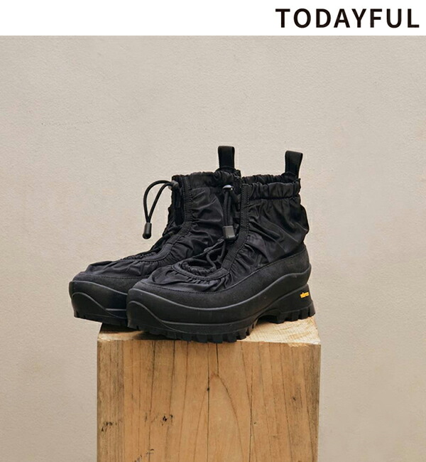 【取っておく商いもの】TODAYFUL トゥデイフル  Vibramsole Drawstring Sneakers 12621046 11月末～12月末入荷予定を組む 後ばらい決済当て嵌める不可 2026winter 2026冬 新作 とり止める返品不可