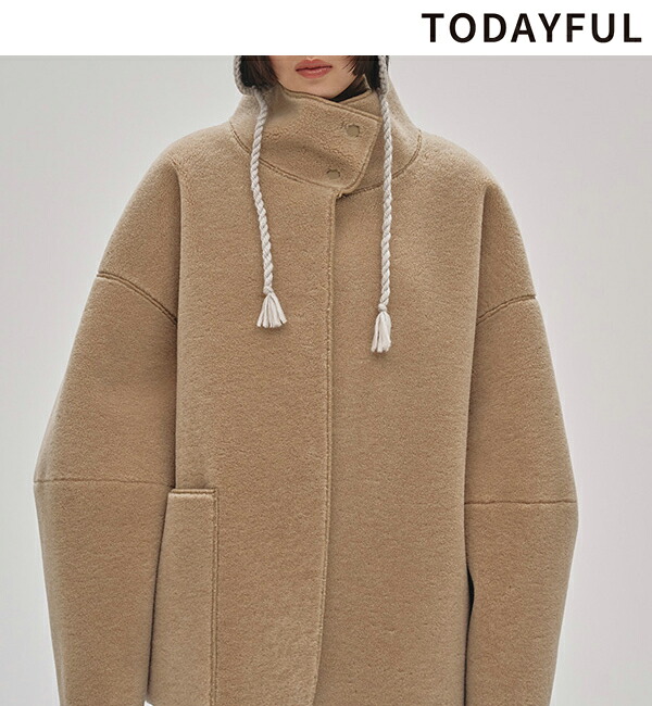【取っておく商いもの】TODAYFUL トゥデイフル  Standcollar Boa Jacket 12620014 12月上～1月上入荷予定を組む 後ばらい決済受け入れる不可 2026winter 2026冬 新作 取りやめる返品不可