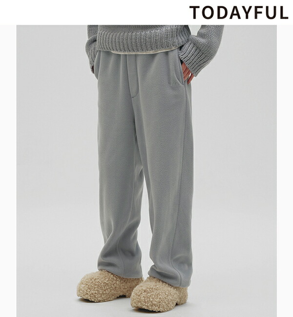 【取っておく商いもの】TODAYFUL トゥデイフル  Easy Fleece Pants 12620711 12月末～1月末入荷予定を組む 後ばらい決済受け入れる不可 2026winter 2026冬 新作 取りやめる返品不可