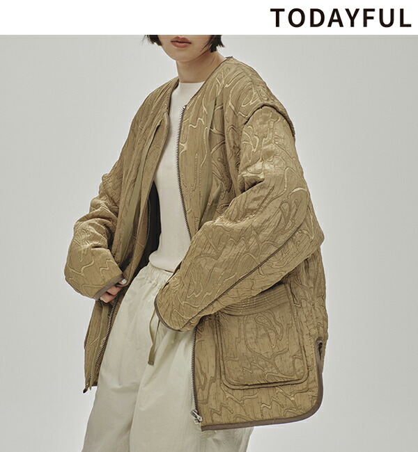 COCODEAL パフスリーブテーラードジャケット