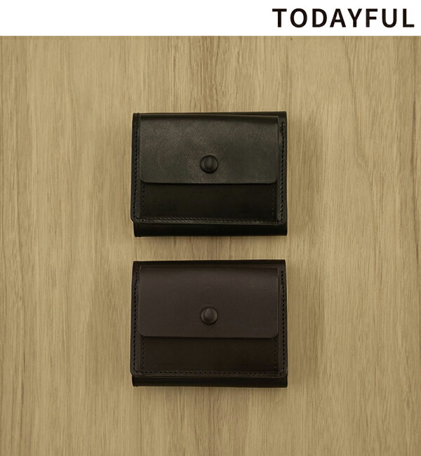【即日発送】TODAYFUL トゥデイフル Leather Compact Wallet 12511009 レザーコンパクトウォレット 財布 ウォレット 2025spring/summer 2025春夏 新作 キャンセル返品不可