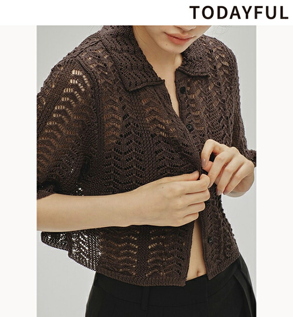 トップス TODAYFUL Lace Knit Shirts TODAYFUL(トゥデイフル) / Life's online store（ライフズ