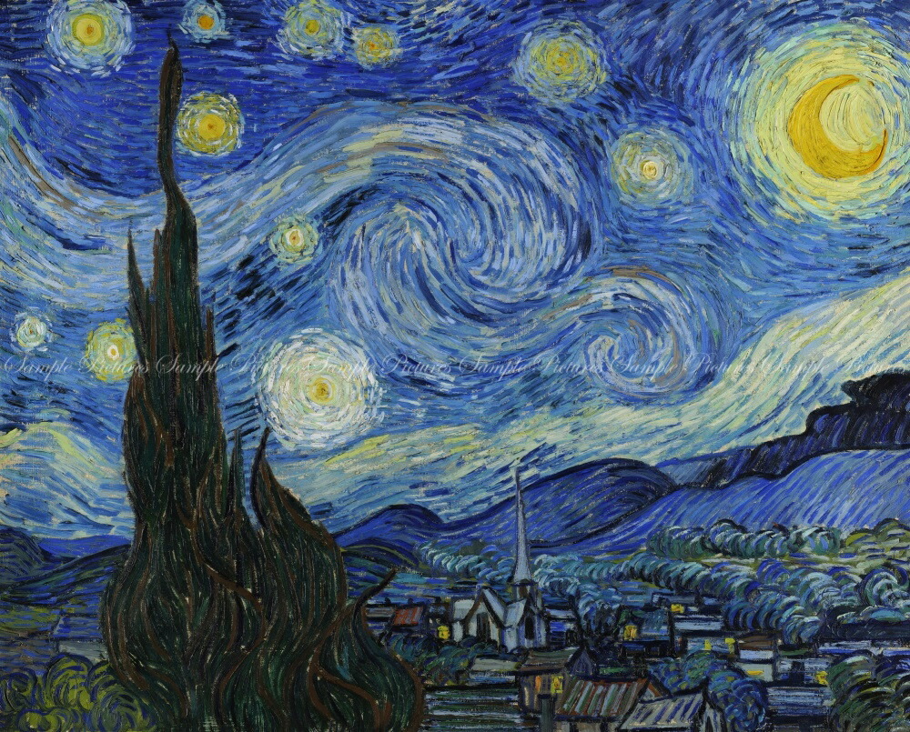 楽天市場】手描き 油絵 複製画 模写 ゴッホ「夜のカフェテラス
