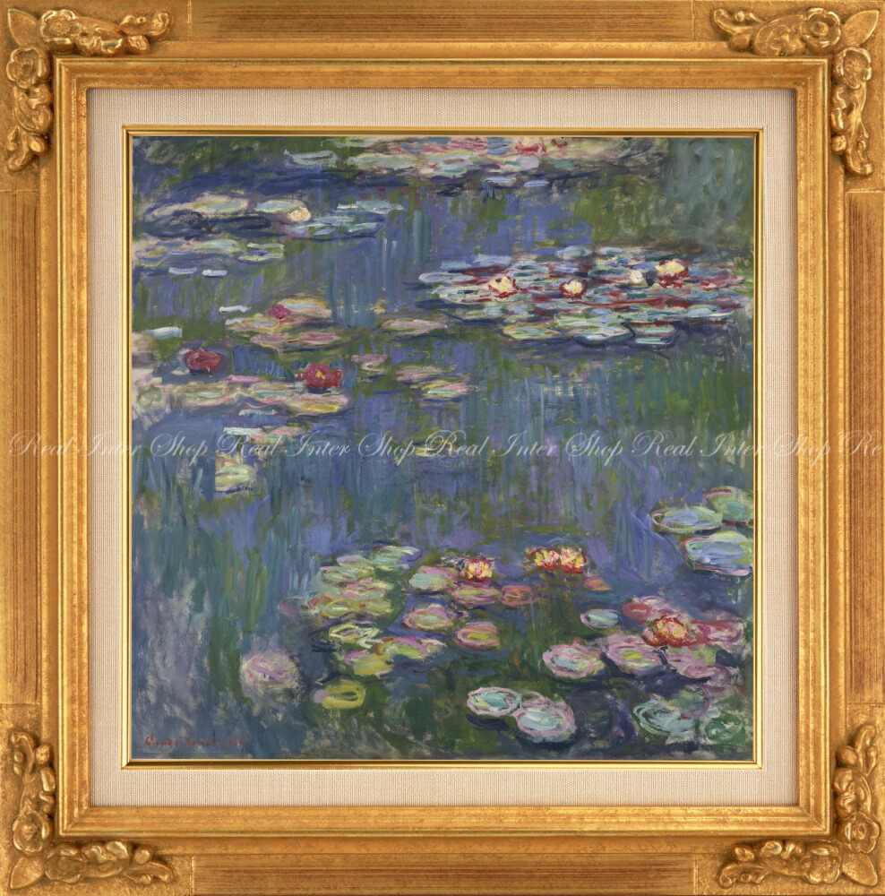 楽天市場 絵画風 壁紙ポスター はがせるシール式 クロード モネ 睡蓮 1916年 Water Lilies 国立西洋美術館 額縁印刷 トリックアート キャラクロ K Mon 015sgj1 594mm 601mm 建築用壁紙 耐候性塗料 インテリア レアルインターショップ