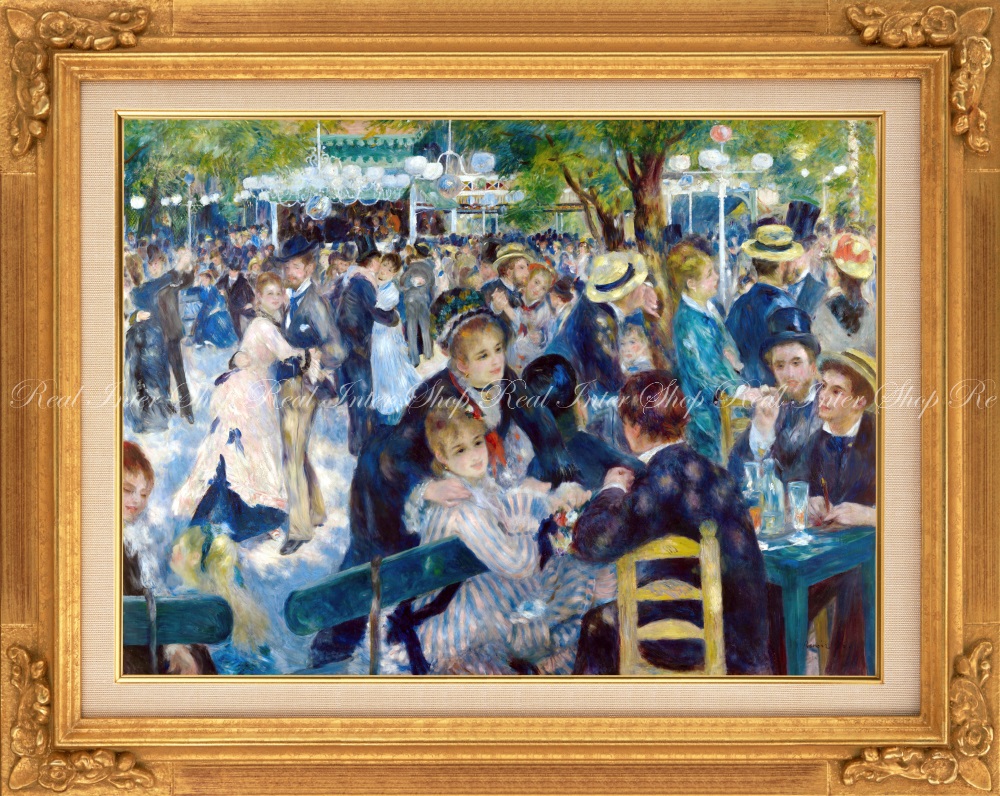 楽天市場 絵画風 壁紙ポスター はがせるシール式 ルノワール ムーラン ド ラ ギャレット 1876年 オルセー美術館 額縁印刷 トリックアート キャラクロ K Rnr 002sgj2 594mm 472mm 建築用壁紙 耐候性塗料 インテリア レアルインターショップ