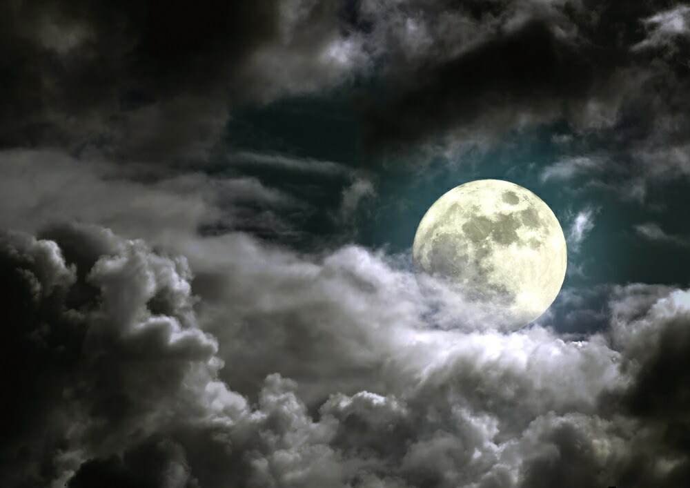 楽天市場 絵画風 壁紙ポスター はがせるシール式 月 スーパームーン Super Luna 満月の夜 天体 神秘 癒し キャラクロ Mon 008a2 版 594mm 4mm 建築用壁紙 耐候性塗料 インテリア レアルインターショップ