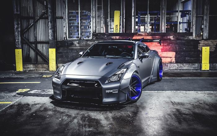 楽天市場】絵画風 壁紙ポスター (はがせるシール式) 日産 GT-R