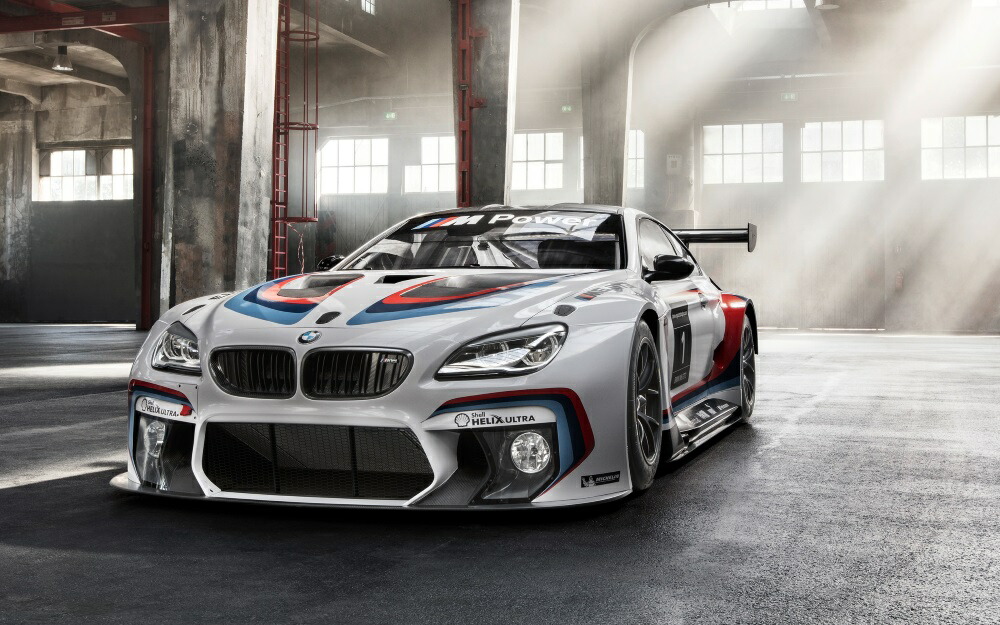 絵画風 壁紙ポスター (はがせるシール式) BMW M6 GT3 コンペティション・エディション 2016年 グループGT3 4.4L M6(F13) レーシングカー キャラクロ BMGT-002W1 (ワイド版 921mm×576mm) ＜日本製＞ ウォールステッカー お風呂ポスター