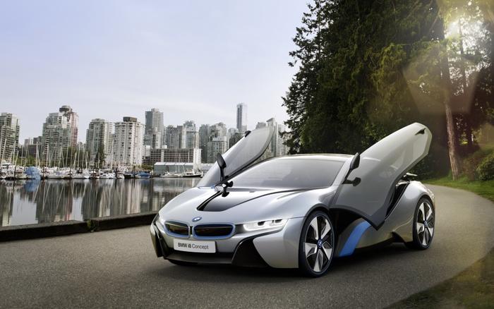 楽天市場】絵画風 壁紙ポスター (はがせるシール式) BMW i8 Concept