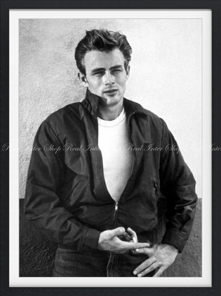 ジェームズディーンRIVAX モノクロ 俳優ポスター 大判 ジェームス・ディーン ポスター 24 x 36 インチ ロール ウォール