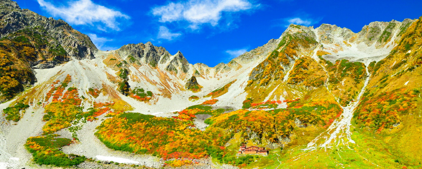 楽天市場 絵画風 壁紙ポスター はがせるシール式 地球の撮り方 日本一の紅葉 涸沢カールの絶景と奥穂高岳登山 パノラマ 日本の絶景 キャラクロ C Zjp 068p1 パノラマ版 1440mm 576mm 建築用壁紙 耐候性塗料 インテリア レアルインターショップ