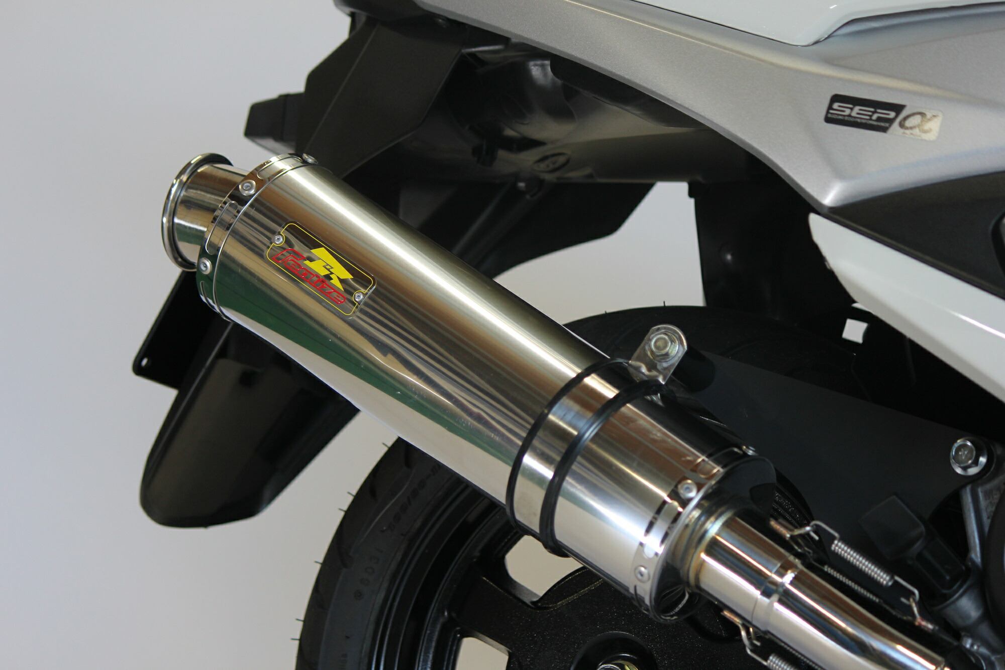 楽天市場】HMS バーグマンストリート125EX バイクマフラー 8BJ