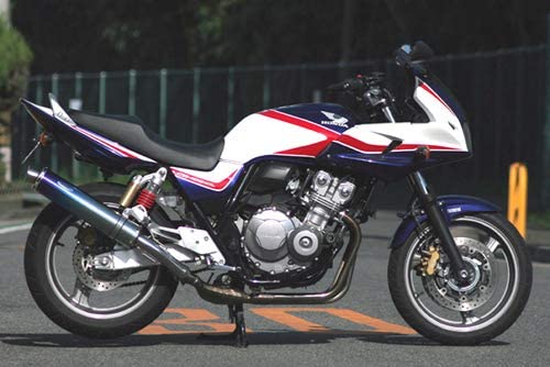 楽天市場】Realize CB400SF-REVO バイクマフラー EBL-NC42 2008年～2016年モデル対応 Aria アリア チタン  スラッシュタイプ (TypeS) マフラー リアライズ ホンダ バイク用品 バイク用 バイクパーツ カスタム パーツ ドレスアップ 交換 社外品  説明書付 : バリエンテ 楽天 ...