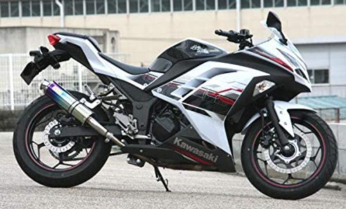 Realize ニンジャ250 バイクマフラー JBK-EX250L 2013年〜2017年モデル対応 Aria アリア チタン カールタイプ (TypeC) マフラー リアライズ カワサキ バイク用品 バイク用 バイクパーツ カスタム パーツ ドレスアップ 交換 社外品 説明書付 Ninja250画像