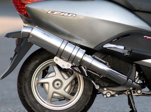 Realize リード110 バイクマフラー EBJ-JF19 イグジスト SUS ステンレス マフラー バイク用品 バイク用 バイクパーツ フルエキ フルエキゾースト カスタム パーツ ドレスアップ 交換 社外品 説明書付 LEAD110 リアライズ ホンダ
