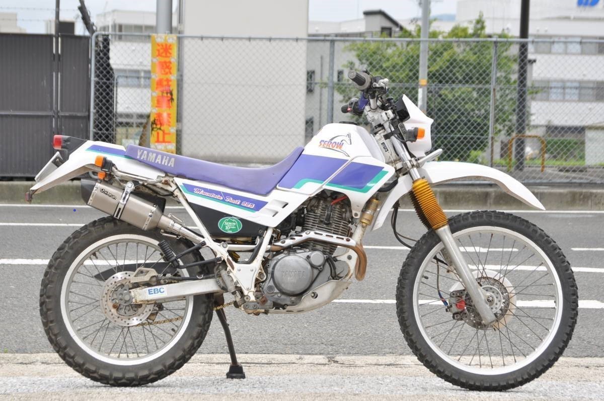 SECRET SPEED (シークレット スピード) ヤマハ セロー225 バイクマフラー ドライカーボン モタード 異形 スリップオン SUS ステンレス マフラー SEROW225