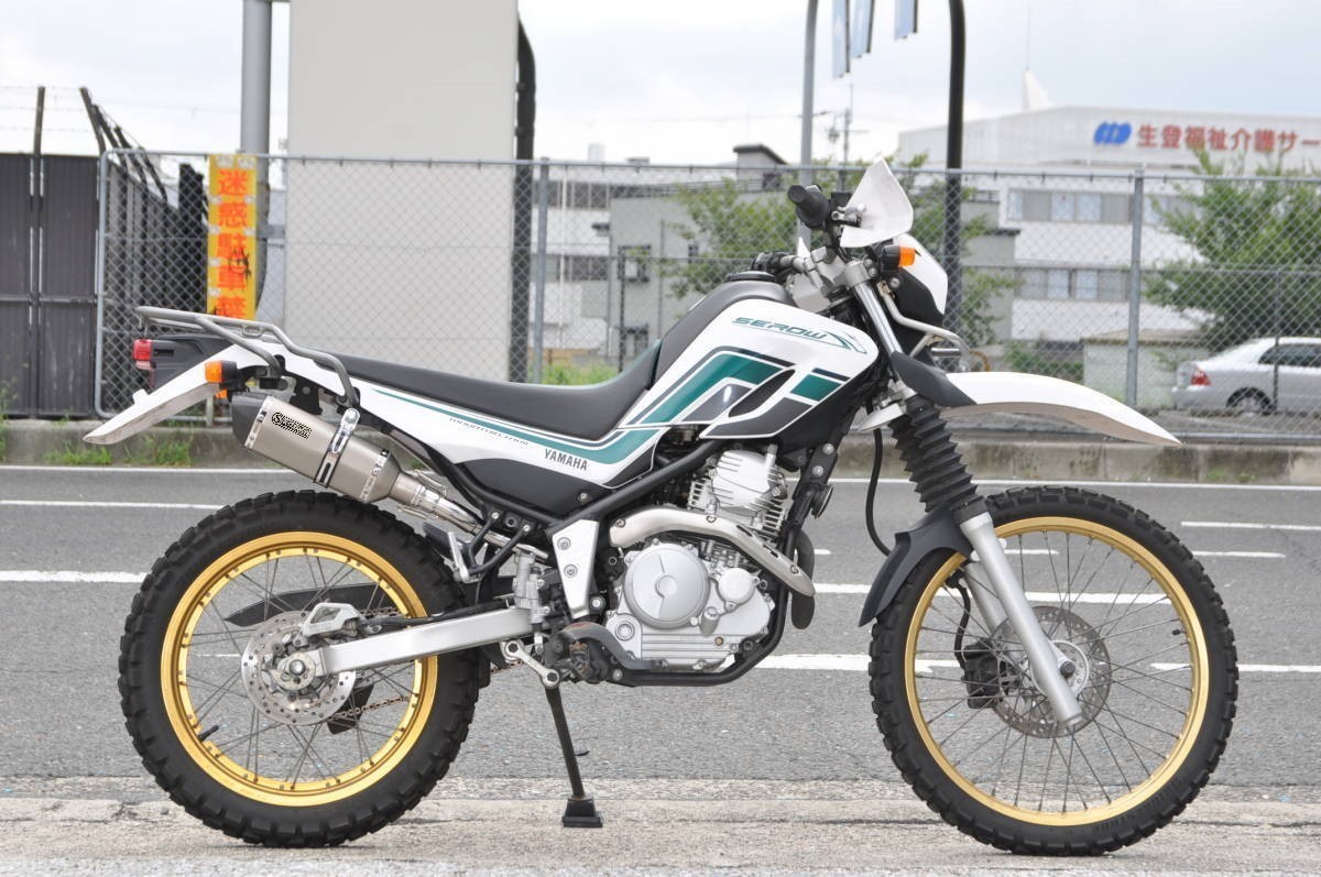 楽天市場】セロー250 トリッカー バイクマフラー XT250X ソリッド