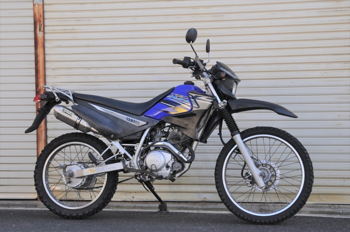 ヤマハ　YAMAHA XTZ125 スリップオンマフラー　中古 SECRET SPEED☆ヤマハ XTZ125 スリップオンマフラー ソリッド
