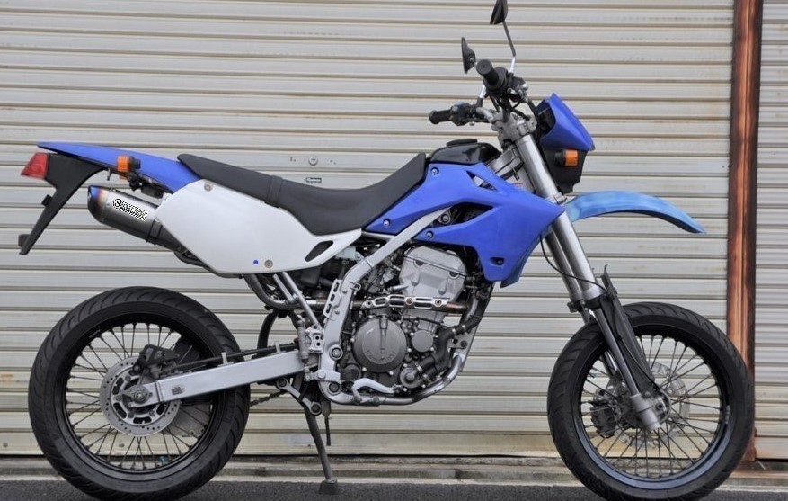 楽天市場】Dトラッカー250 KLX250 バイクマフラー BA-LX250E 2001年～ スリップオン 異形 モタード SUS ステンレス ブルー  バイク用品 バイク用 バイクパーツ カスタム パーツ ドレスアップ 交換 社外品 重低音 SECRET SPEED シークレットスピード カワサキ D- TRACKER ...