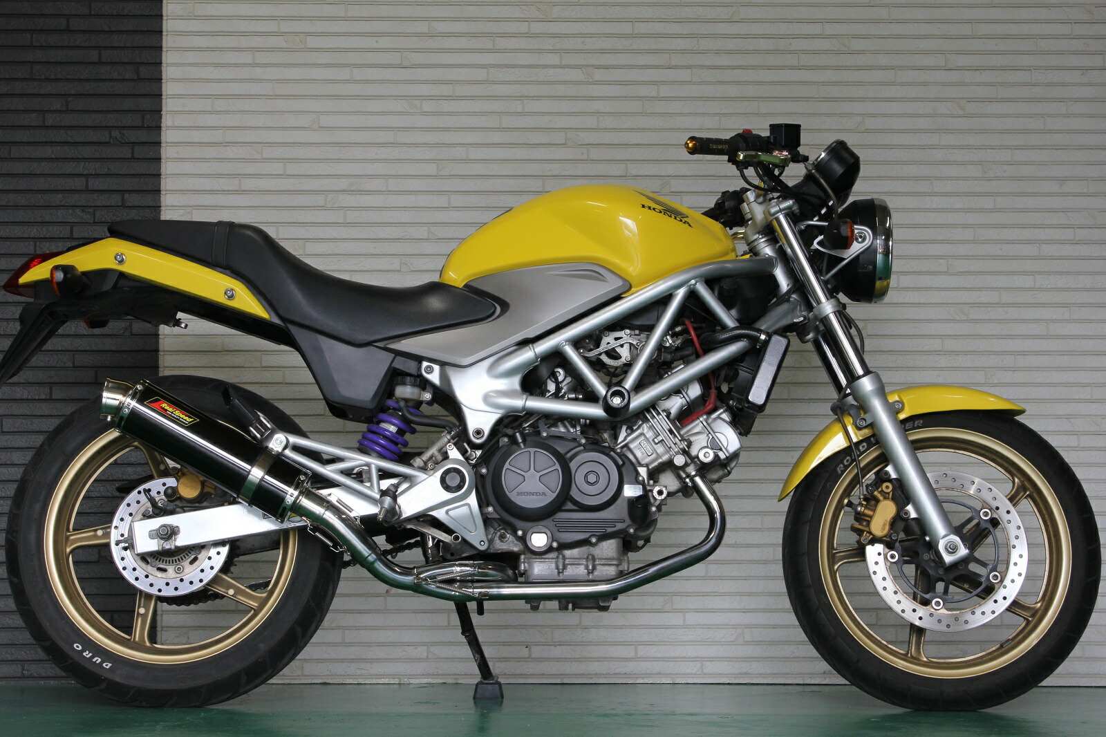 楽天市場 Realspeed リアルスピード ホンダ Vtr250 F Mc33 バイクマフラー Fi車専用 メテオ チタンソリッド バイク 車 マフラー Valiente