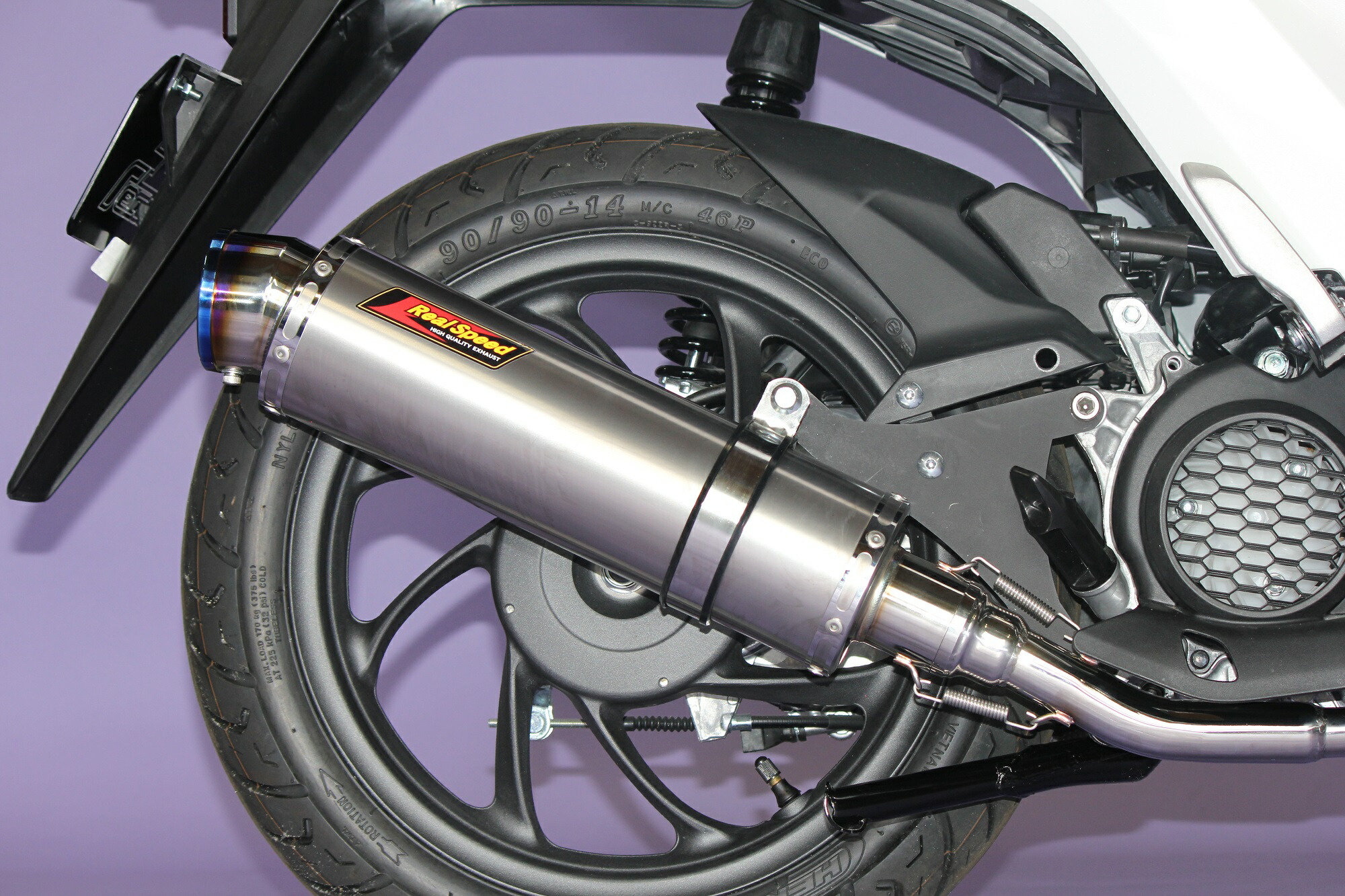 Dio110 ( JK03 ) カリバー 異形 サイレンサー マフラー 新品 Dio110 ( JK03 ) カリバー 異形 サイレンサー マフラー 新品