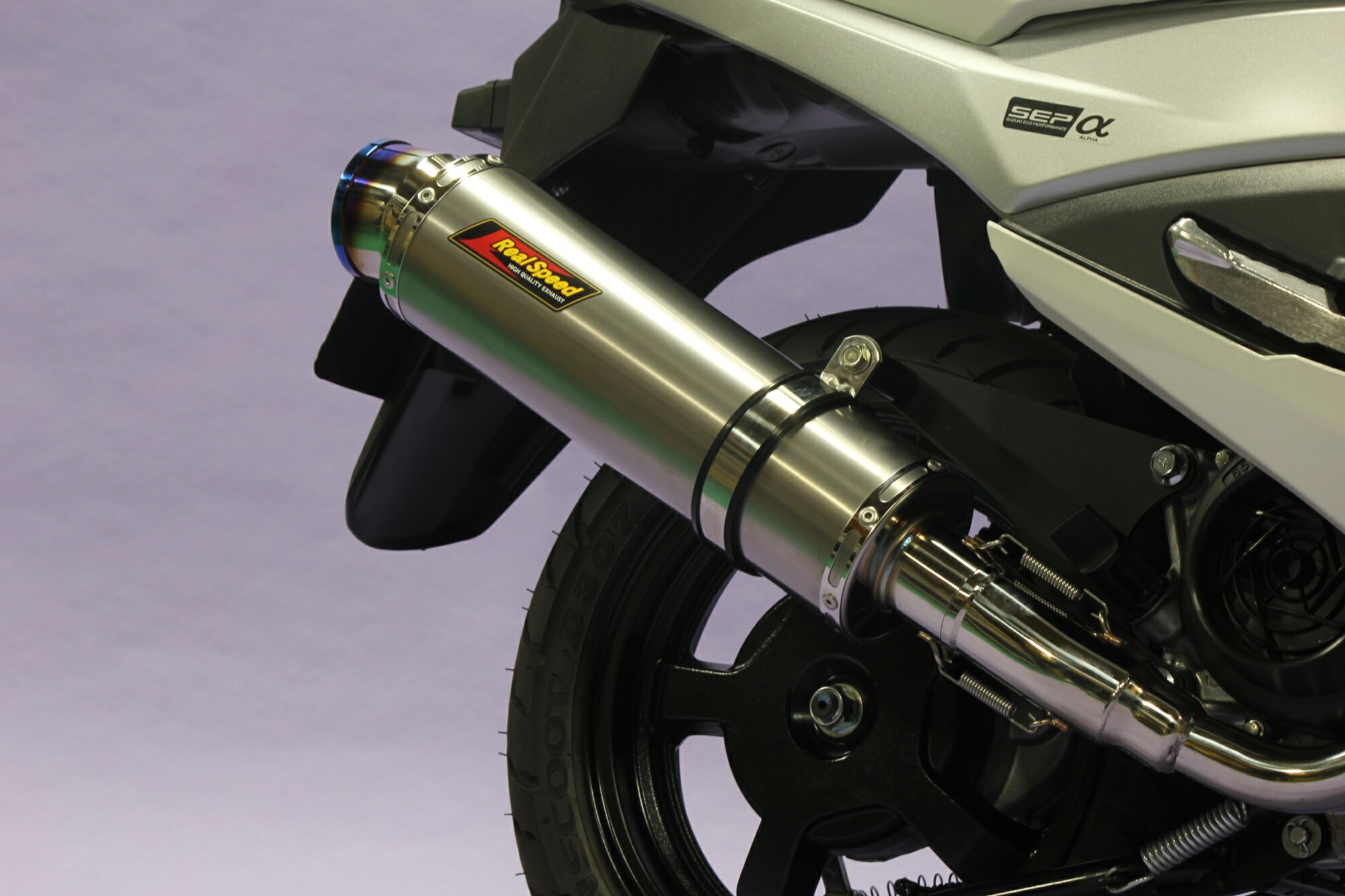 楽天市場】バーグマンストリート125EX バイクマフラー 8BJ-EA23 S346