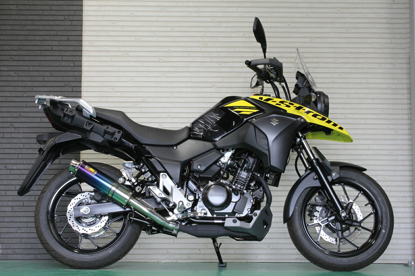 Vストローム250 バイクマフラー 2BK-DS11A ミーア ステンレス ブルーカラー マフラー スポーツタイプ バイク用品 バイク用  バイクパーツ フルエキ フルエキゾースト カスタム パーツ ドレスアップ 交換 社外品 重低音 Valiente バリエンテ スズキ V-Strom  ABS ...