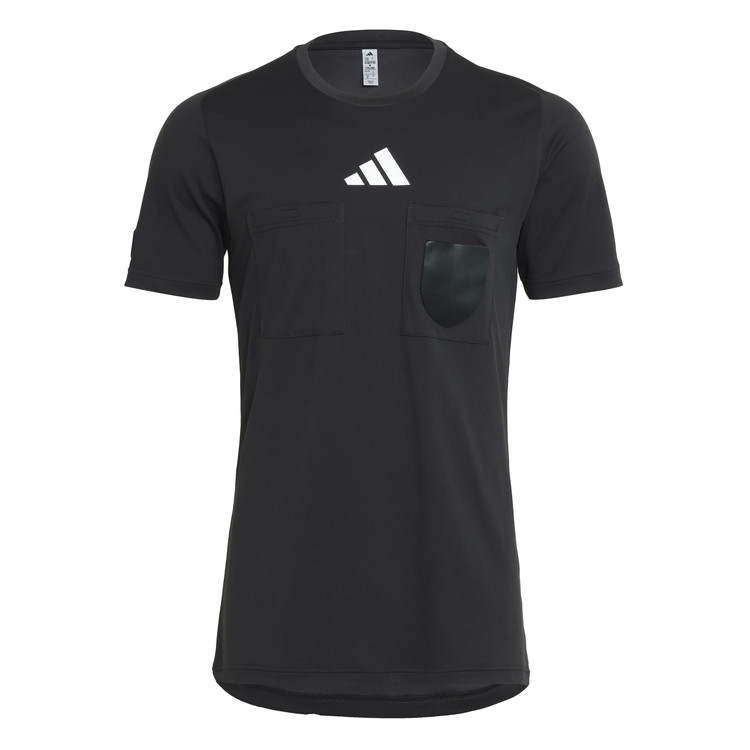 adidas アディダス 冷感レフェリー半袖トップ odw41-kk8094 審判 レフリーウエア サッカー 速乾 UVカット クルーネック