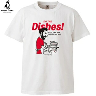 soccer junky サッカージャンキー DO THE Dishes! 半袖TEE sj25f01 JERRY ジェリーコラボ Tシャツ カットソー トップス メンズ 白