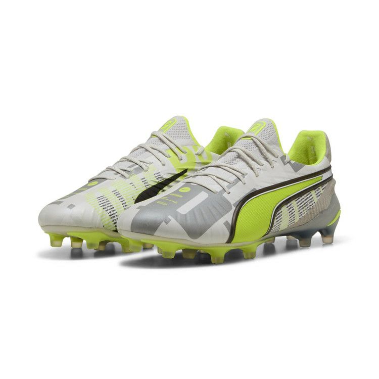 PUMA プーマ キング アルティメット FOREVER FG/AG 25SS 108426 01 サッカー用 スパイク 天然芝 人工芝 白 ライム 特価｜レアルスポーツ店