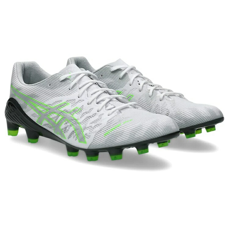 《かざり付ける箱皆無での送りとどける》asics アシックス DS LIGHT ACROS 3 WHITE/GREEN GECKO 1101A070 103 特価 蹴球用 スパイク