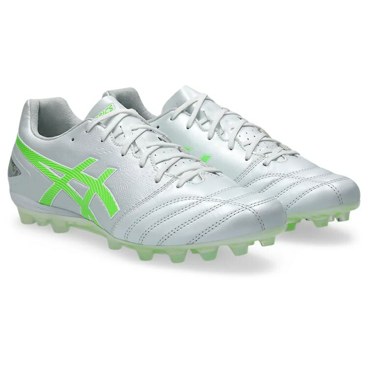 asics アシックス DS LIGHT PRO AG WHITE/GREEN GECKO 1103A096 106 特価 サッカースパイク 人工芝用 天然皮革 カンガルー 人工芝