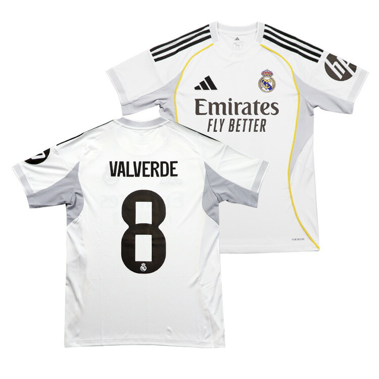 レアル・マドリード 25-26ホーム 選手版 背番号8 バルベルデ ユニフォーム 楽天市場】adidas アディダス #8 フェデリコ・バルベルデ 24/25 レアル