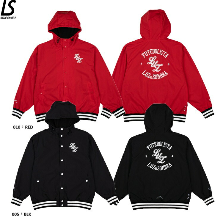 LUZeSOMBRA ルースイソンブラ OAO LUCKY TAFTA JACKET 25FW l1252120 タフタジャケット サッカー ウエア トレーニング アウター レッド ブラック 特価