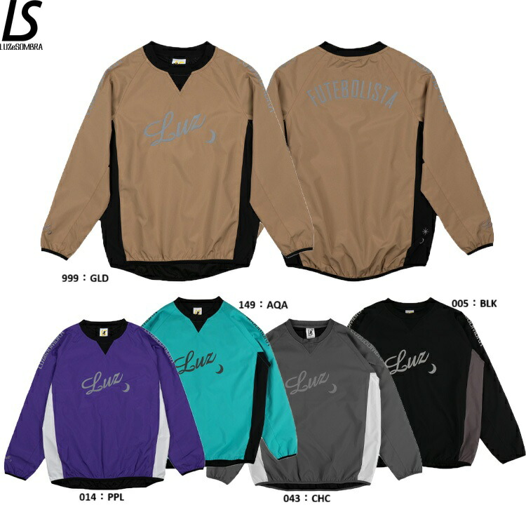 LUZeSOMBRA ルースイソンブラ 25FW STRETCH TAFTA MESH PULLOVER TOP F2011107 ティーシャツ 蹴球 フットサル 御召しもの 裏付き添い人ピステ ティーシャツ
