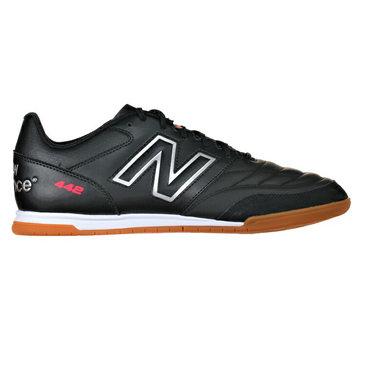 【New Balance ニュー平衡にする】442 TEAM ID 2E 黒いこと MS42IBK22E 特価 蹴球用 フットサルフローリングハード インドア  屋内 レアルスポーツ
