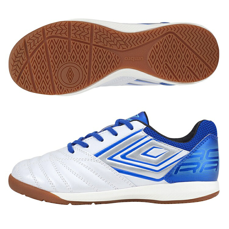 【UMBRO アンブロ】アクセレイター TR JR WIDE IN UU4VJB02WB ジュニア用 サッカー用 フットサル インドア 屋内 体育館用 幅広 レアルスポーツ