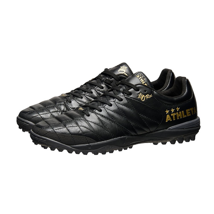 【ATHLETA アスレタ】 O-Rei Treinamento A005 12007-7058 BLK/GLD形づくるシューズ 生まれながらなめし革 カンガルーなめし革 芝草 レアルスポーツ