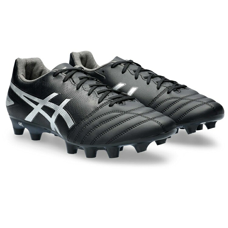 【asics アシックス】DS LIGHT ADVANCE BLACK/PURE SILVER 1103A098 001 蹴球用 スパイク 広広とした 幅ひろい レアルスポーツ