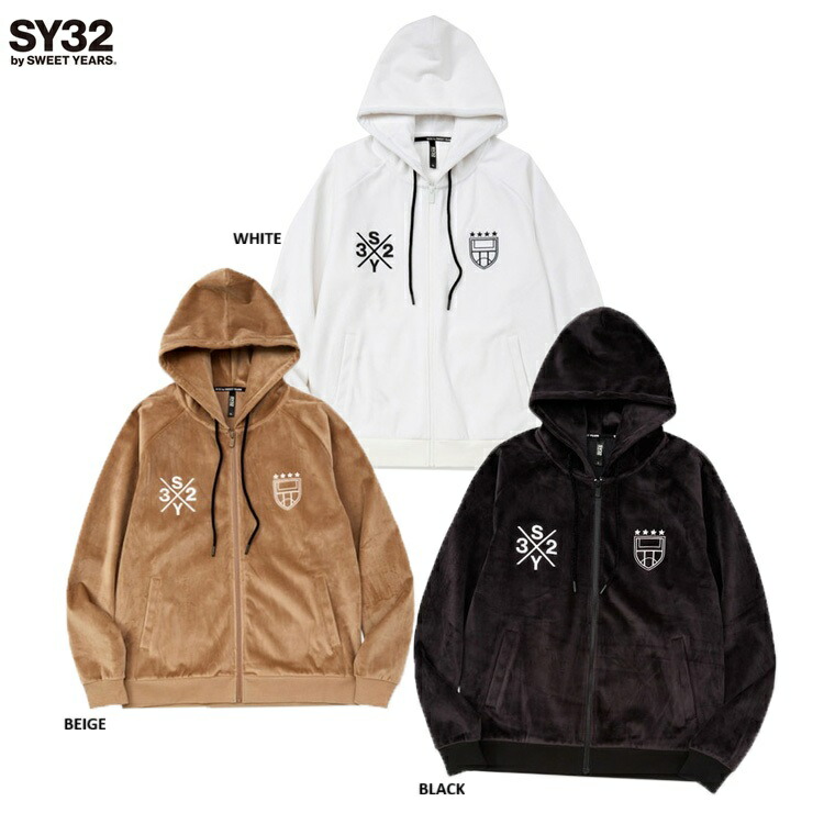 楽天市場】SY32 by SWEET YEARS BIG SILHOUETTE ZIP HOODIE : HIRYU