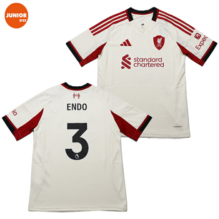 楽天市場】adidas アディダス キッズ ＃3 遠藤航 25/26 LFC リバプール