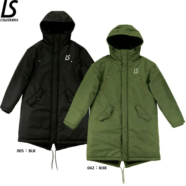 LUZeSOMBRA ルースイソンブラ GO OUT LONG COAT 2 L1212300 ロングコート ベンチコート サッカー フットサル レアルスポーツ画像