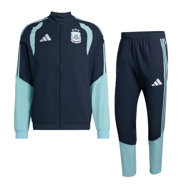 adidas アディダス 蹴球 アルゼンチン代議員団 2026 TIRO 提示上衣 \u0026 ズボン下 qd361 ko657 セットアップ 上下仕掛ける 背広 米国海軍