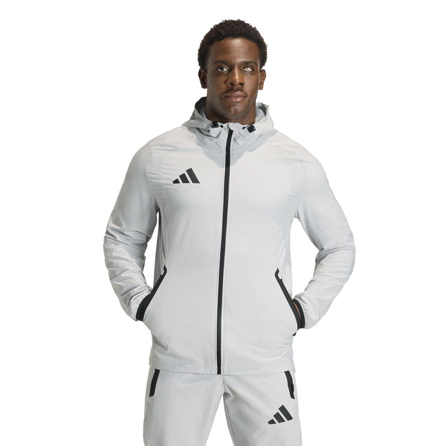 adidas アディダス TIRO周遊 ウィンドブレーカー 野球クラブ点火装置薄墨色 jvb29 kd3336 上衣 形づくるお召しもの 蹴球 フーディ