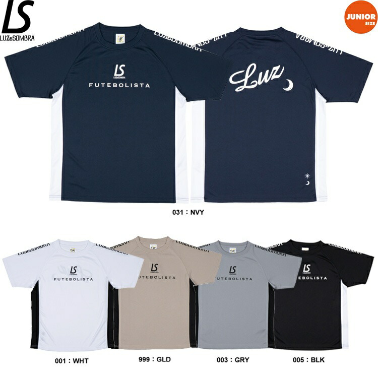 LUZeSOMBRA ルースイソンブラ ジュニア Jr SIMPLE STANDARD PRA SHIRT l1261030 半袖プラシャツ サッカー プラクティスシャツ ジュニア