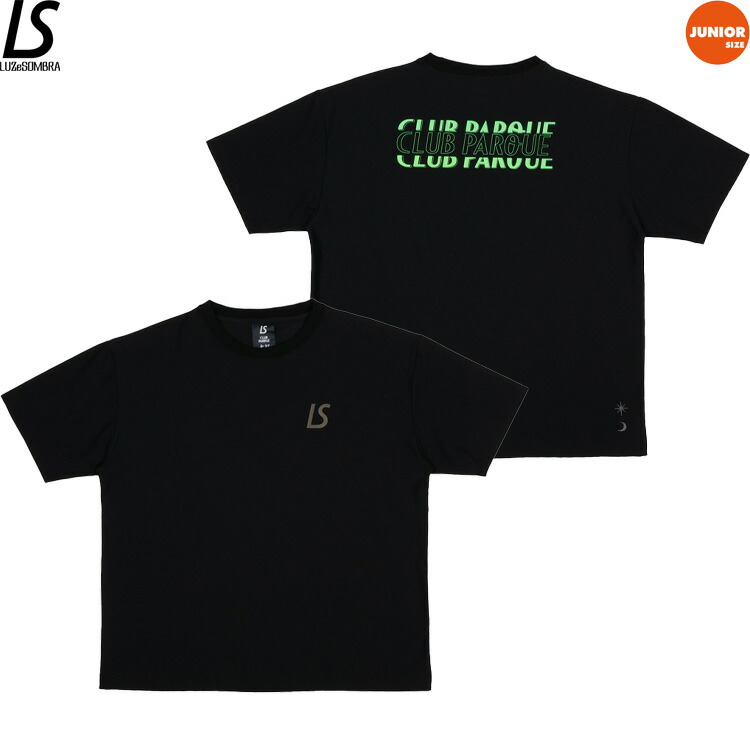 LUZeSOMBRA ルースイソンブラ ジュニア CP DRY LOGO TEE 26SS c2261009 Tシャツ 半袖 ワイドシルエット サッカー ブラック 黒