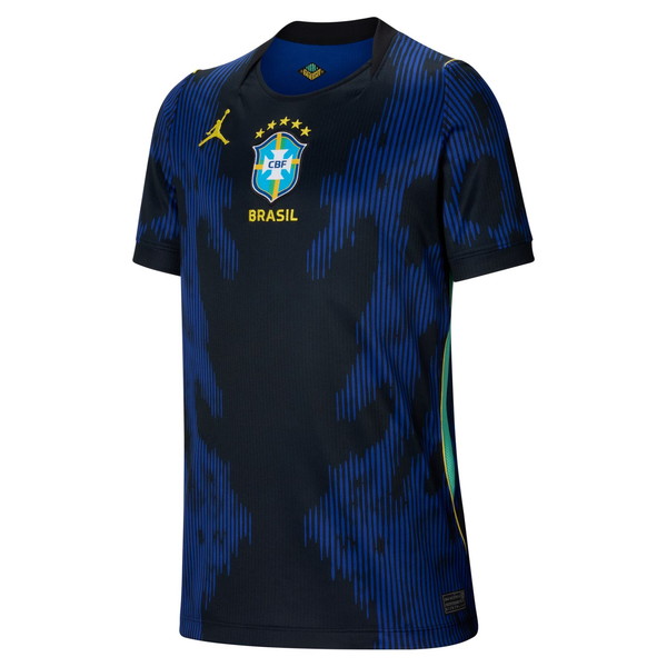 キッズ NIKE ナイキ ブラジル連邦共和国代議員団 2026 アウェイ レプリカユニフォーム iu1080-417 ジョーダン 蹴球 闘技場プルオーバー 青 ちびっ子用