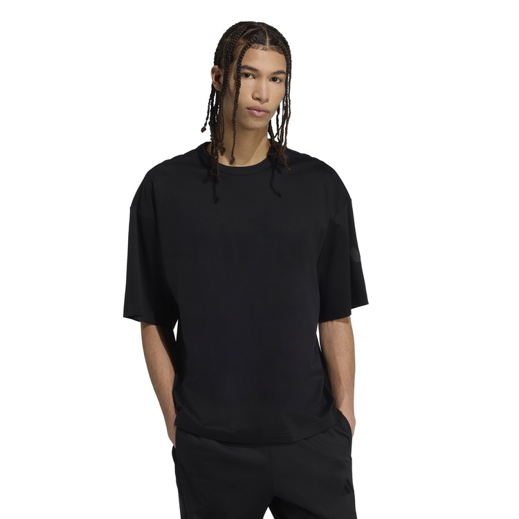 adidas アディダス M ASZN SOFTLUX Tシャツ ブラック kgi05-kb8092 半袖 トップス メンズ レディース 黒