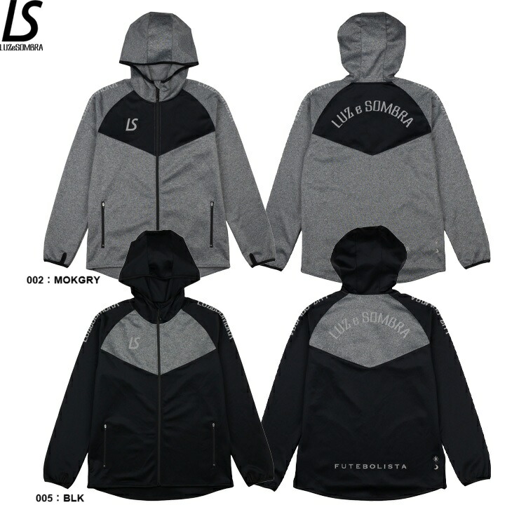 LUZeSOMBRA ルースイソンブラ SINGLE FACE JERSEY FULLZIP JKT 26SS l1261056 フルジップジャケット 形づくるお召しもの 蹴球お召しもの